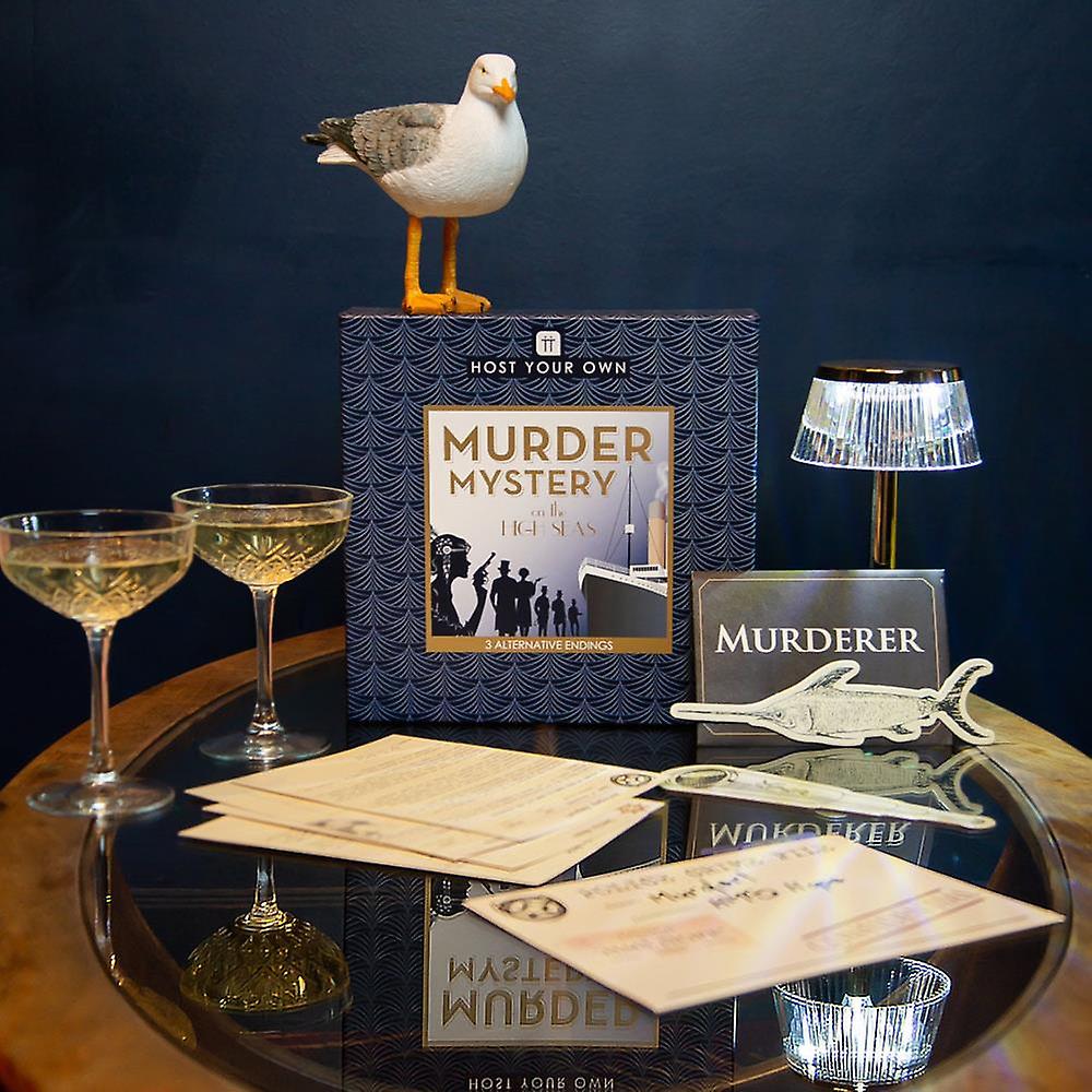 Host Your Own Murder Mystery Board Game | Nautical Family Christmas Fun 16 plus