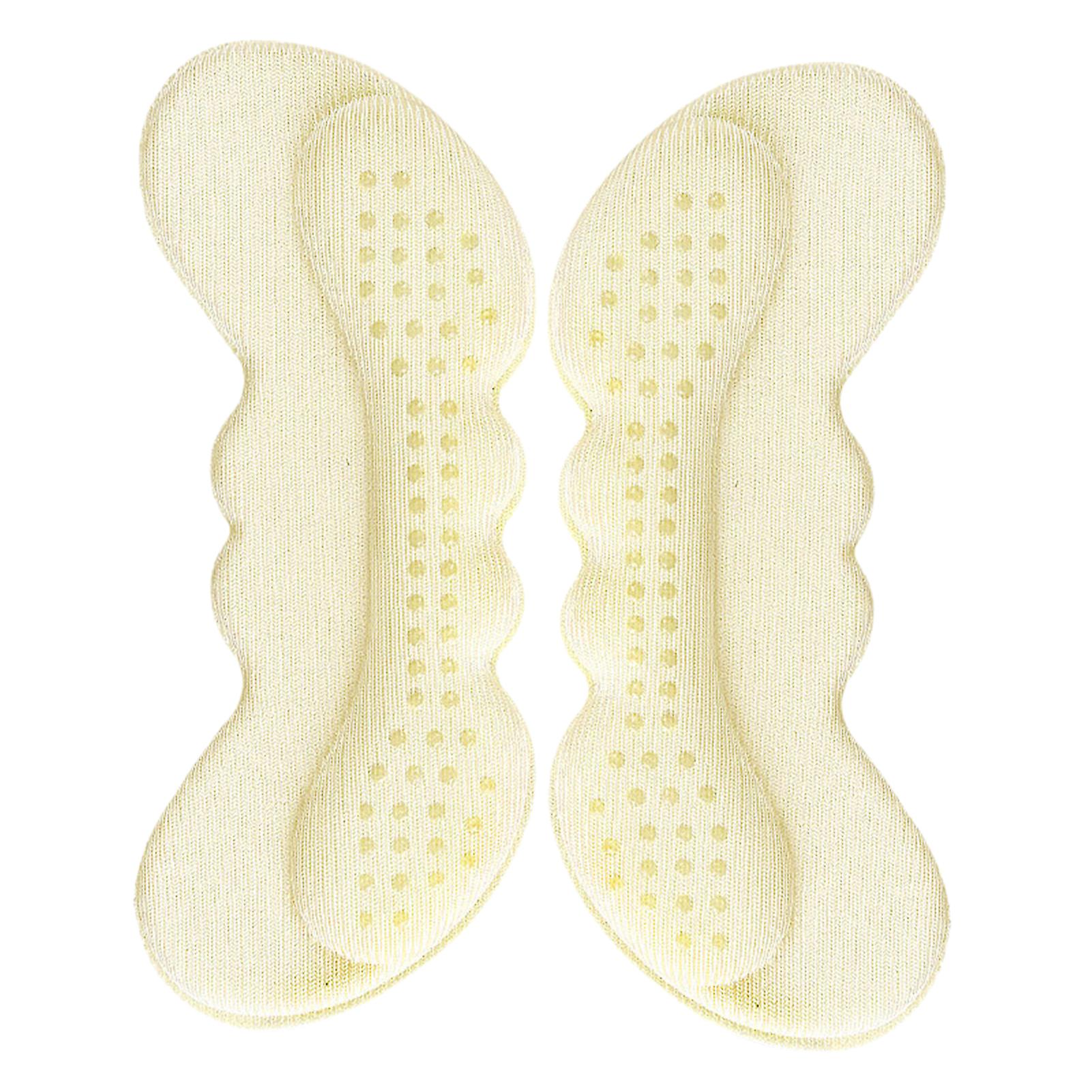 1pair Invisible Heel Sticker Perfect Fitting Sweat-absorbing Soft Sponge Breathable Shock Absorption Tailorable Heel Cushion Pads Insoles For Running
