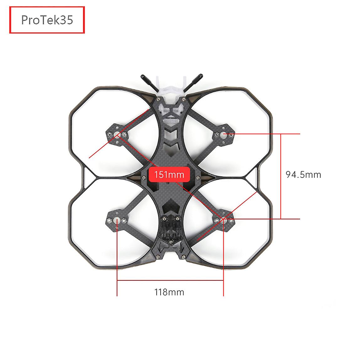 Fpv Drone Replacement Propeller Guard For Iflight Protek35 Analog 3.5inch 151mm Cinewhoop Racing Drone Frame Kit Parts