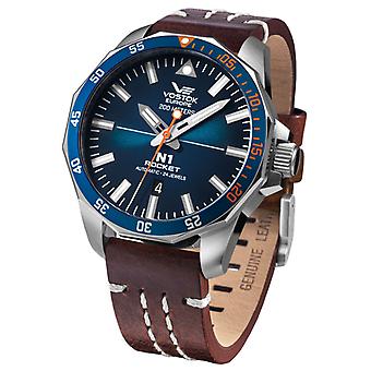 Rocket Analog Man Watch with Cowhide Bracelet NH35A-225A615