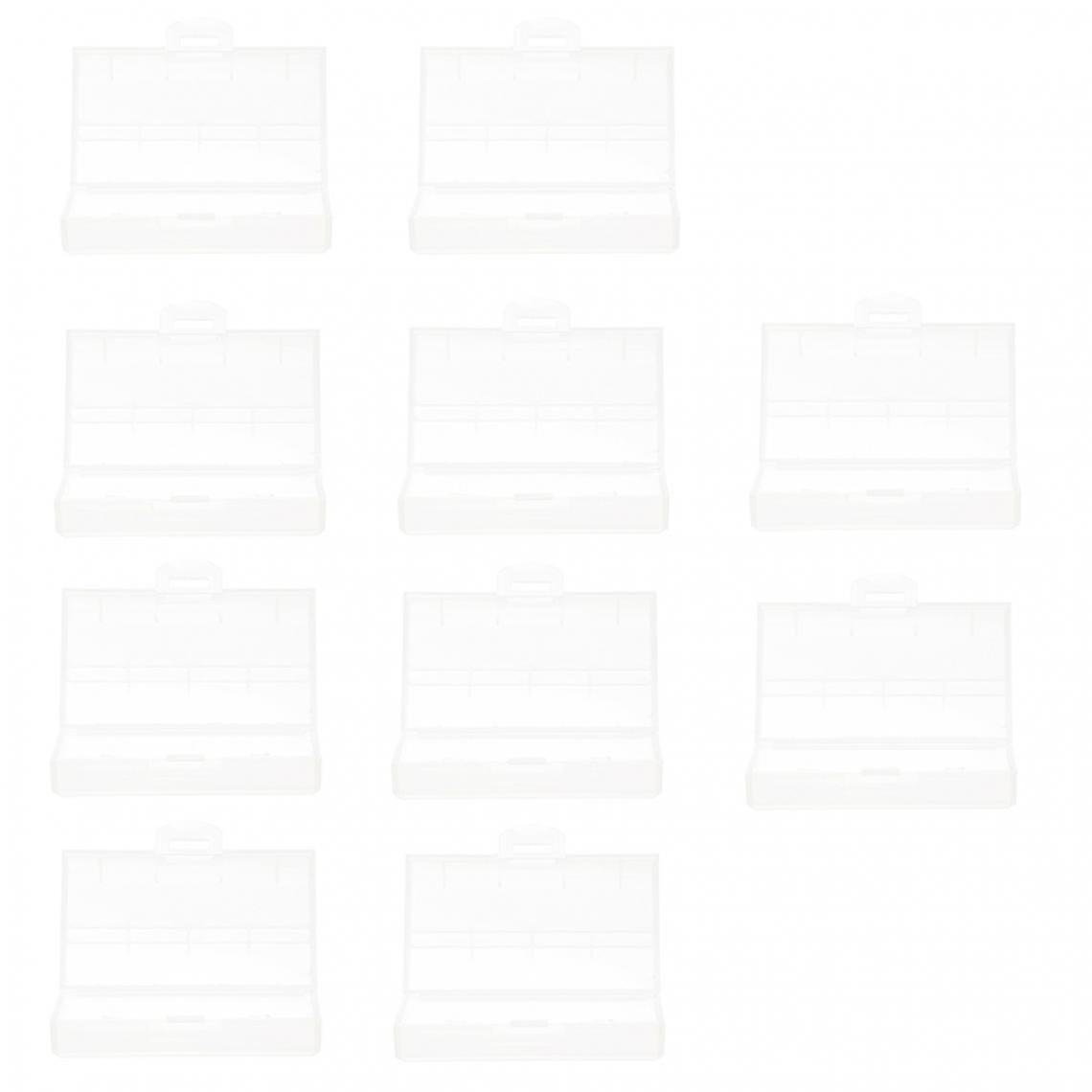 10x Storage Box Battery Organizer Case Durable Battery Case