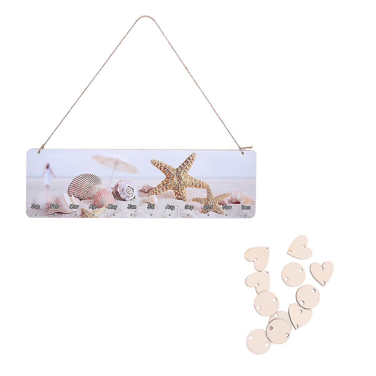 1pc Anniversary Plaque Wall Birthday Reminder Plaque