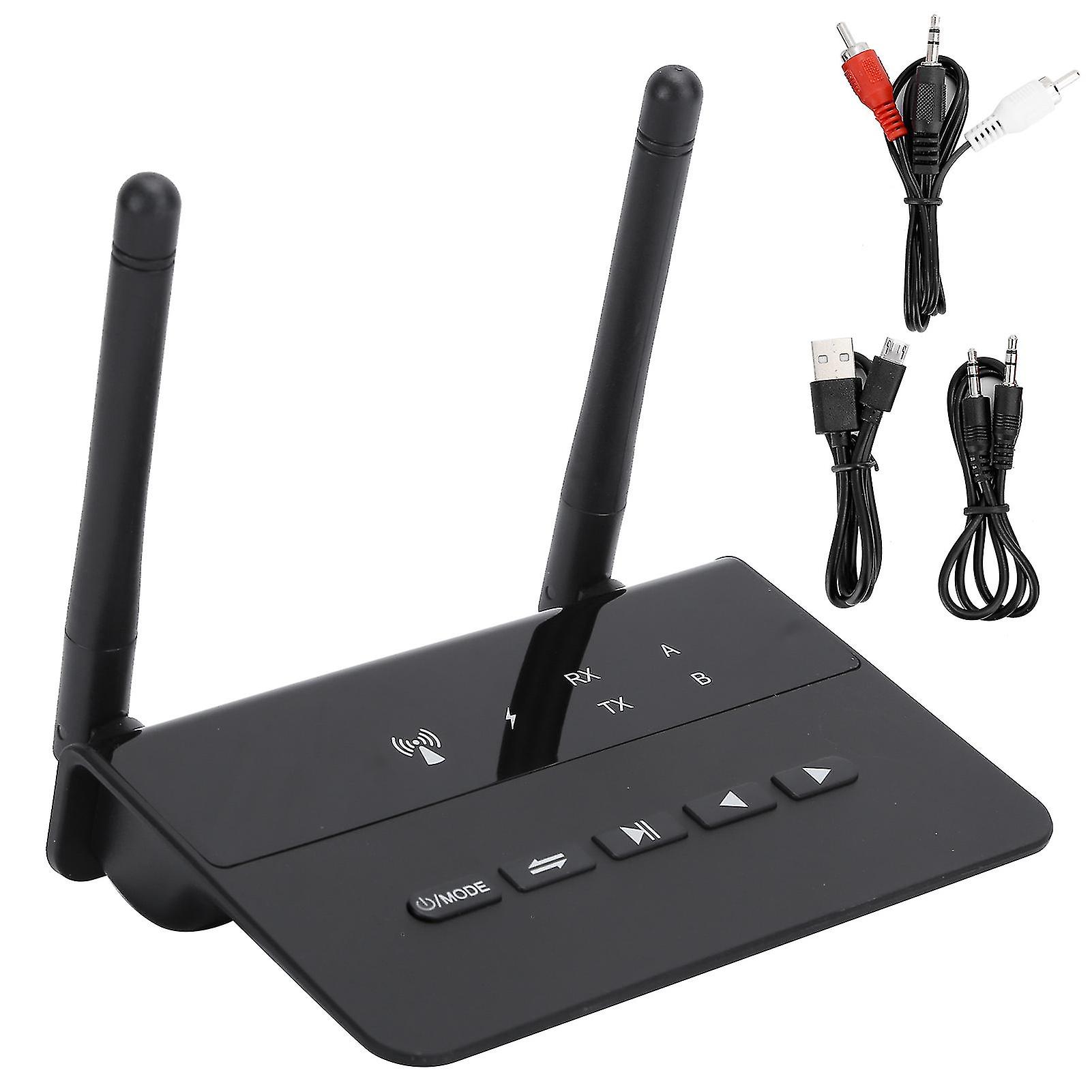 2 in 1 Bluetooth Wireless o Adapter Long Range Transmitter Receiver AUX für Auto-TV