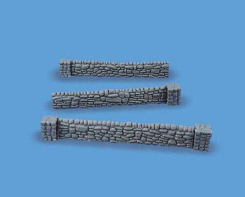 Model Scene 5090 Stone Walls (x3) & Buttresses (x4) OO (1/76) Walling Scale model