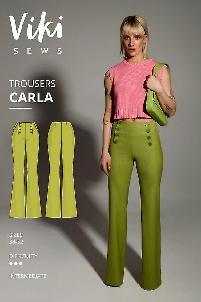 Vikisews Paper Sewing Pattern Carla Trousers