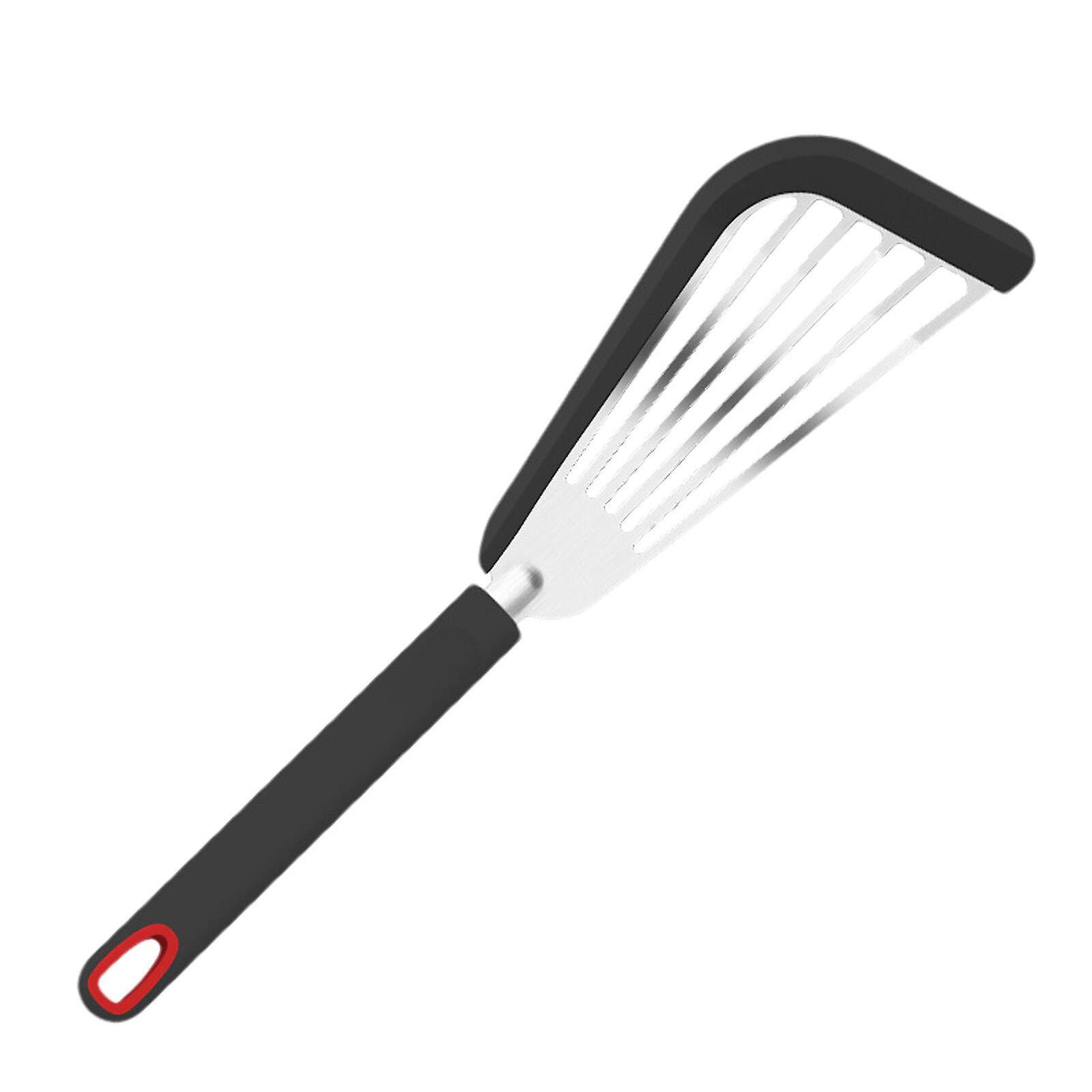 Silicone Fish Turner Spatula Non Stick Stainless Steel Kitchen Spatula Baking