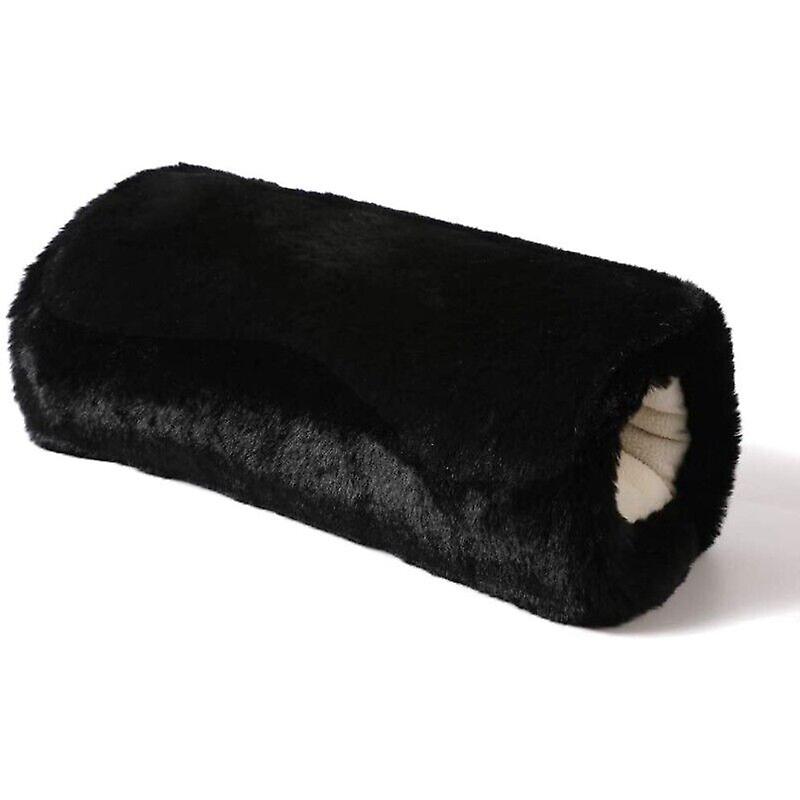 Femmes Hommes Luxueux Super Doux Fausse Fourrure Manchon Mains Plus Chaud Gants D’hiver