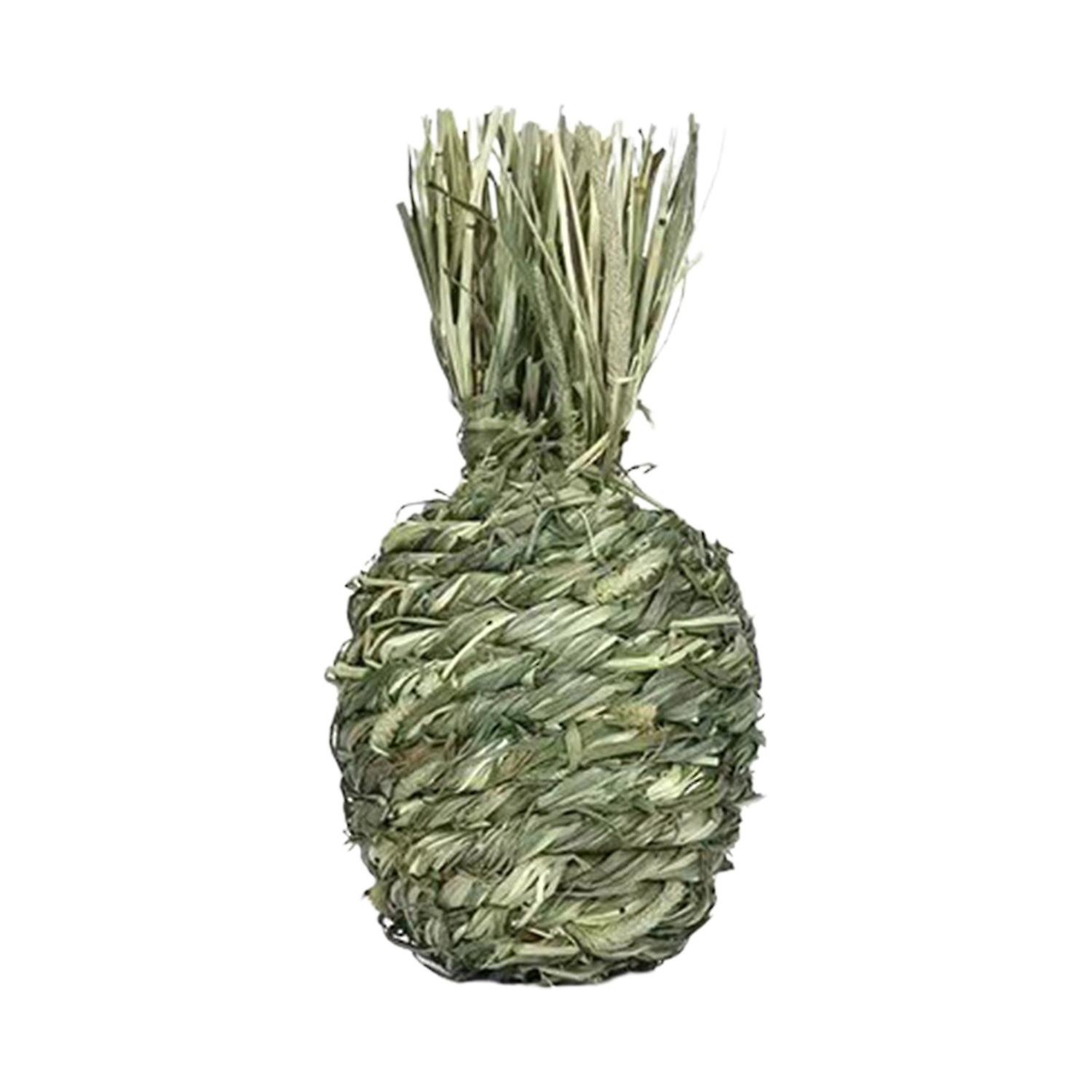 Pet Chew Toy Fruit Shape Natural Grass Relieve Boredom Rabbit Hamster Chinchilla Guinea Pig Squirrel