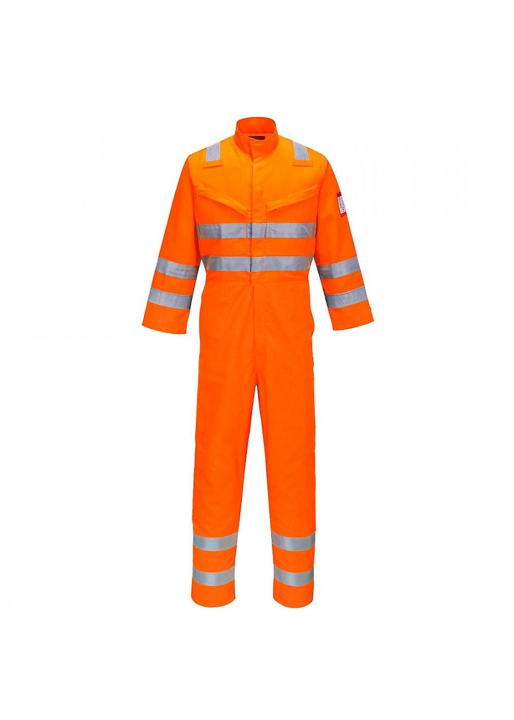 Men's Portwest Araflame Hi-Vis Multi Coverall AF91