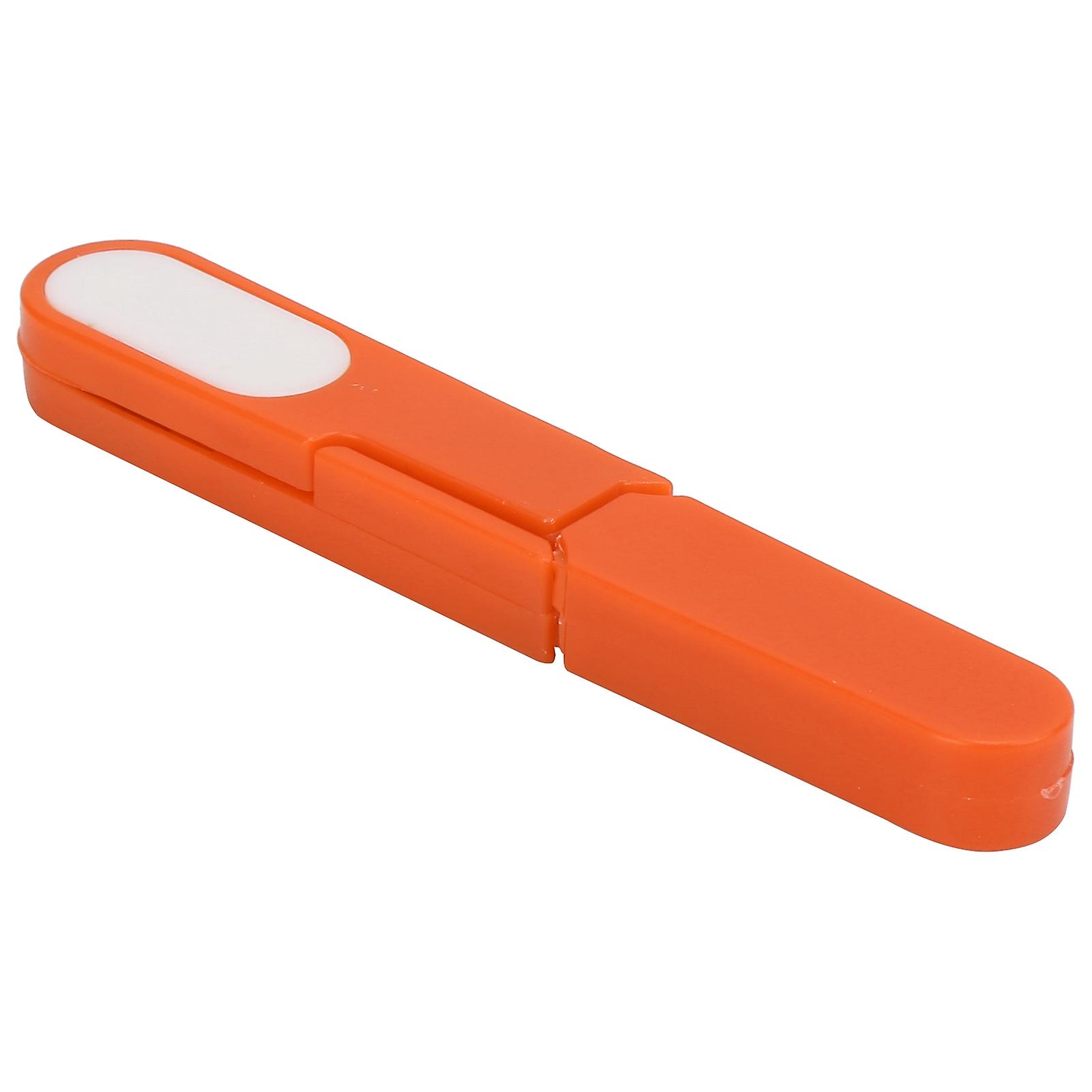 Cross‑stitch Cutter U Shape Scissor Safety Trimmer Crossstitch Clipper Snip Thread Cutter U Shape Sewing Scissors Accessory(Orange )