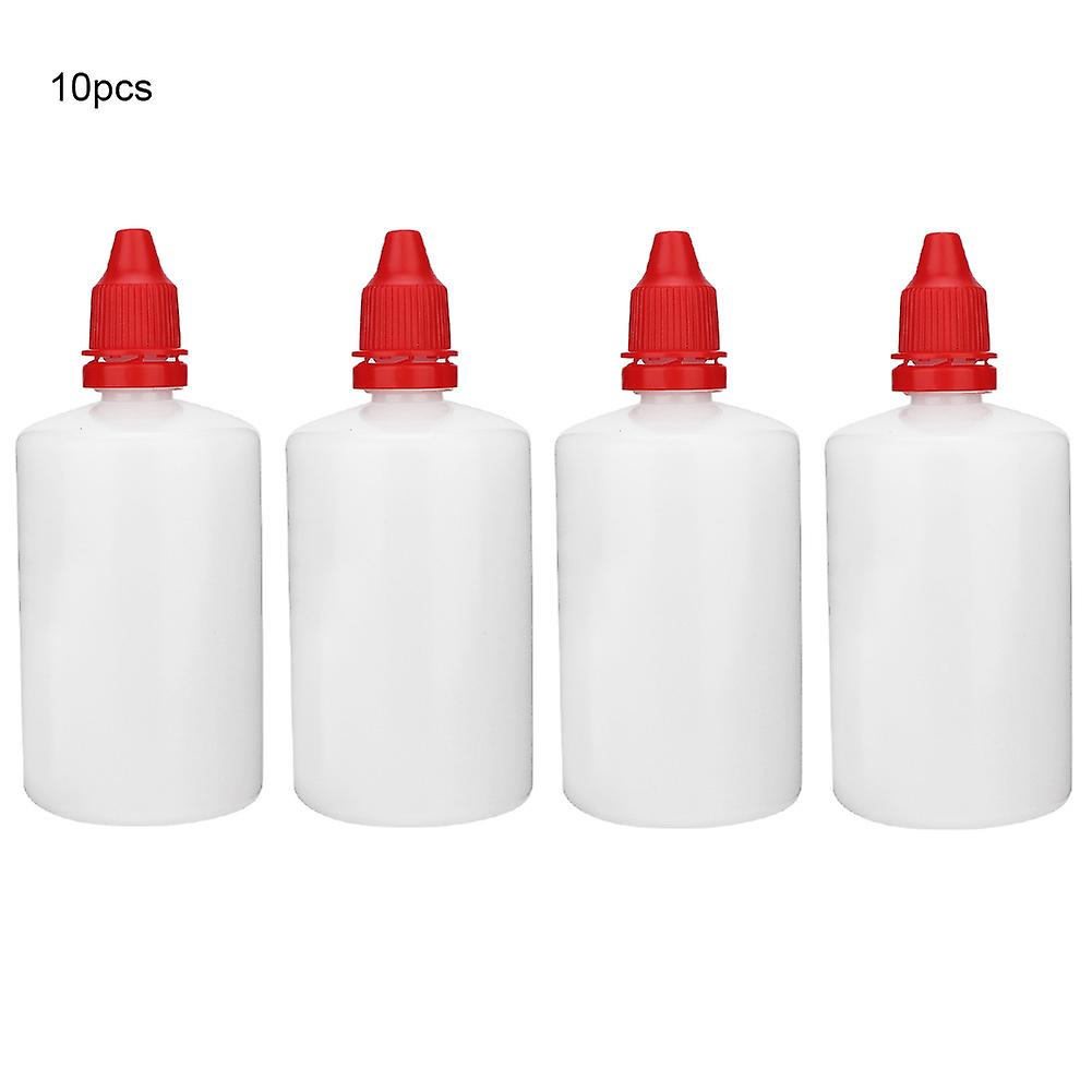 10pcs Eye Liquid Empty Dropper Portable Squeezable Dropping Bottle Eye Drops Storage Bottle