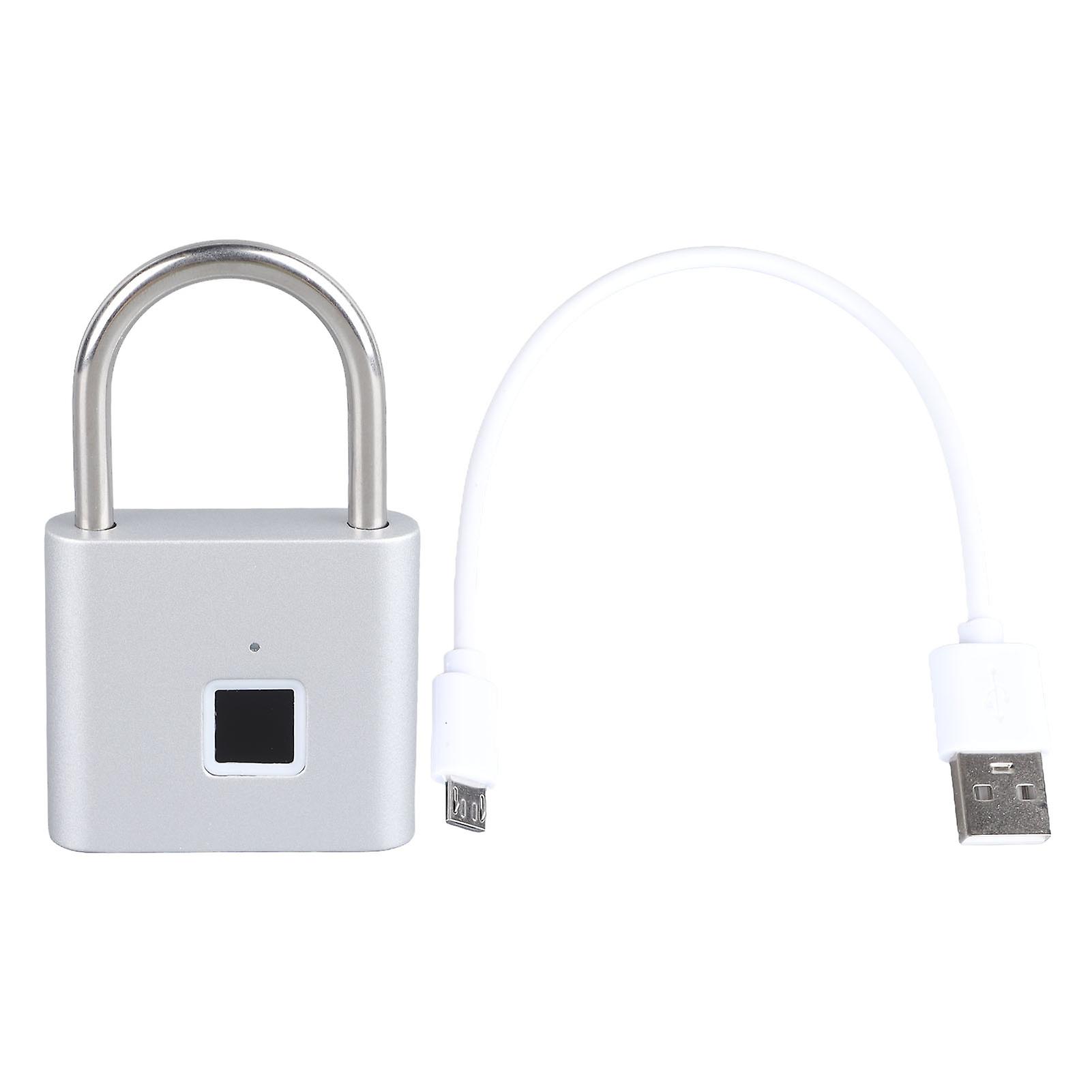 Smart Waterproof Bluetooth Fingerprint Padlock - Fast Unlock, High Security, Durable