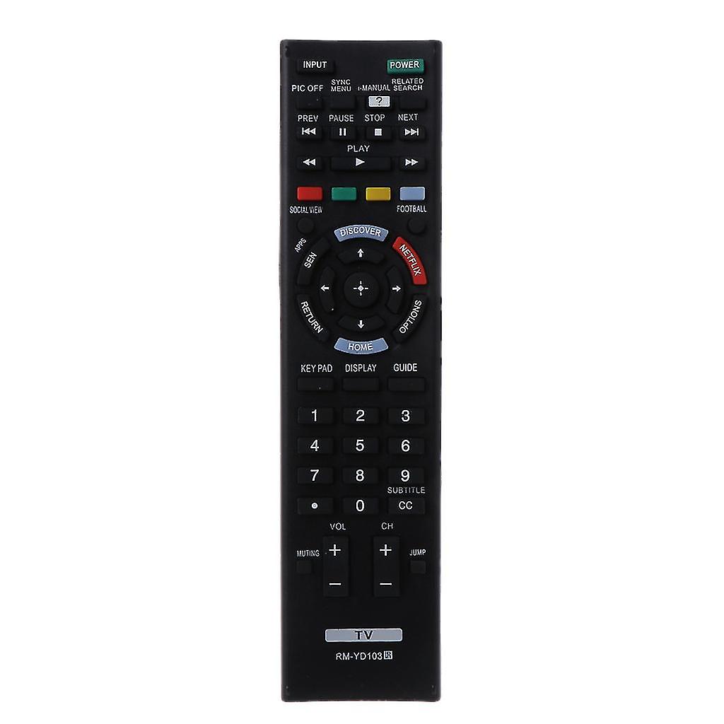 Tv Remote Control Replacement For Sony Kdl-40w590b Media Player Accessory