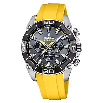 Festina chronobike Men's Analog Quartz Watch with Silicone Bracelet F20544/7