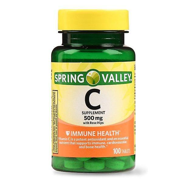 Spring Valley C Vitamini Tabletleri, 500 mg, 100 Ct