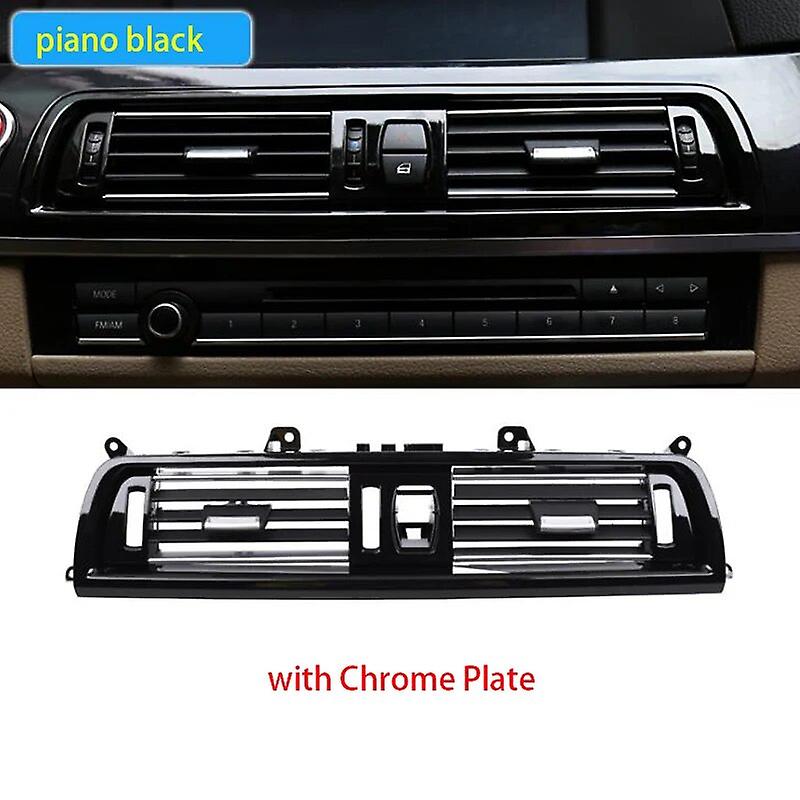 RHD Right handle Drive Front Row Wind Left Center Right Air Conditioning Vent Outlet Panel Chrome Plate For BMW 5 Series F10 F18~61384
