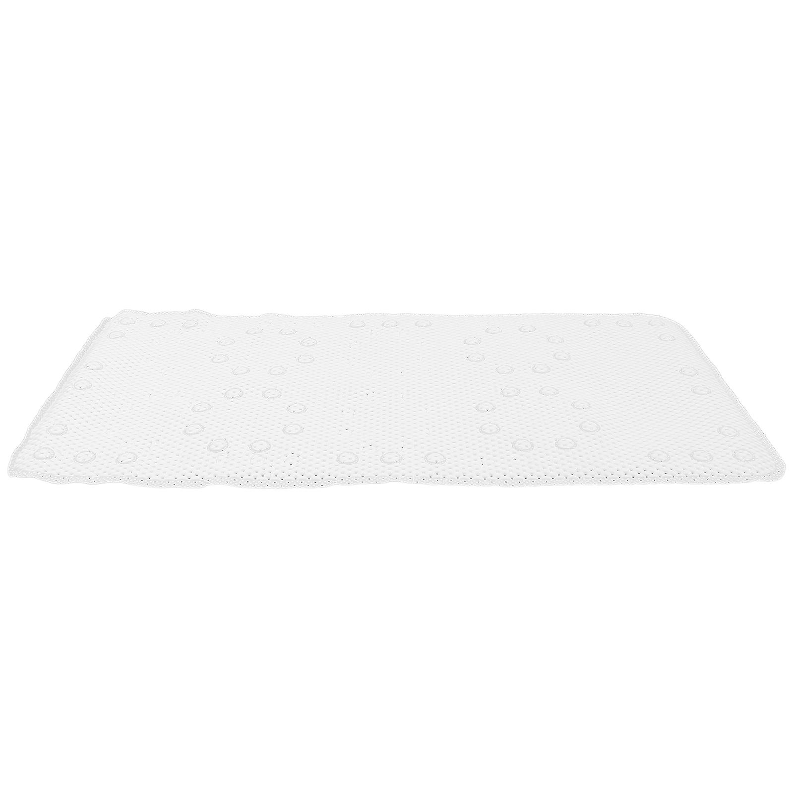 Breathable, non-slip, silicone, soft foam bath mat with drainage holes