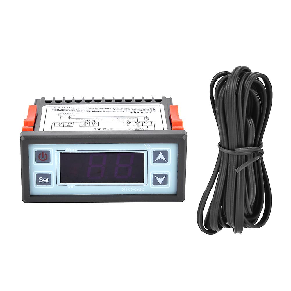 Thermostat numérique à micro-ordinateur STC‑200, régulateur de température avec chauffage et réfrigération