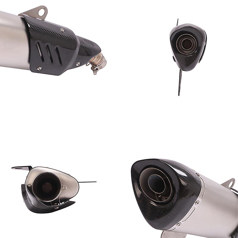 Kohle faser für BMW C400 C400X C400GT 2018-2020 2021 Motorrad Auspuff Systeme Rohr Mid Link Rohr Schall dämpfer DB Killer