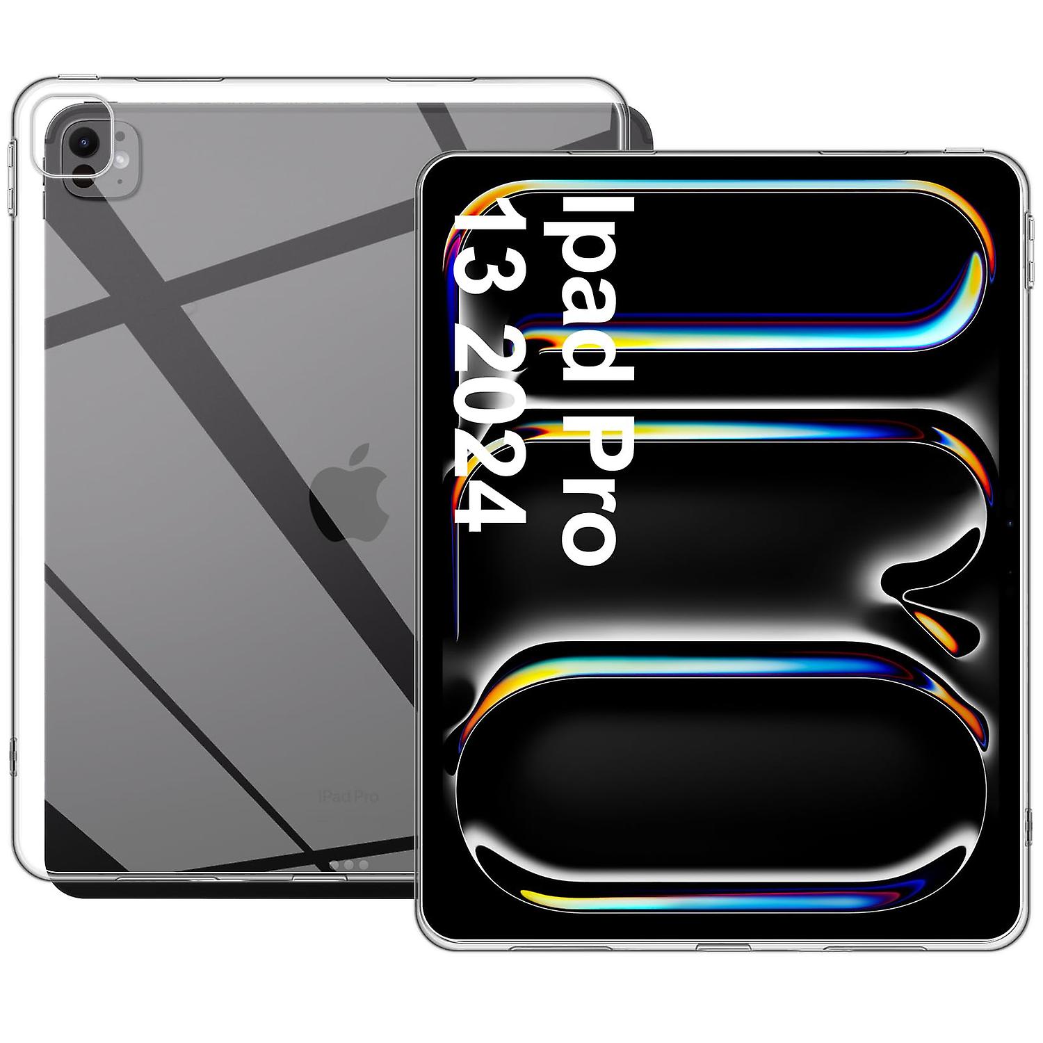 适用于 Apple iPad Pro 13 2024 平板电脑壳 TPU 硅胶壳