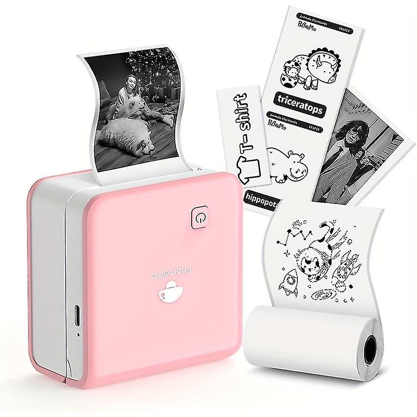 Phomemo M02pro 300dpi Photo Printer - Thermal Bt Portable Mini Mobile Printer Compatible With Ios & 
