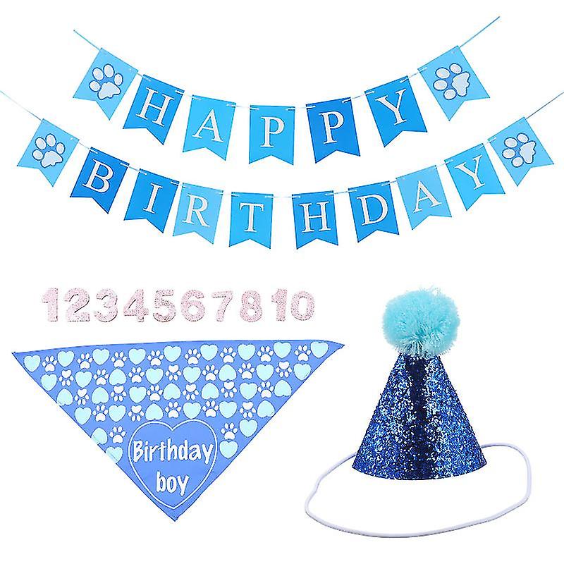 1set Pet Dog Birthday Banner