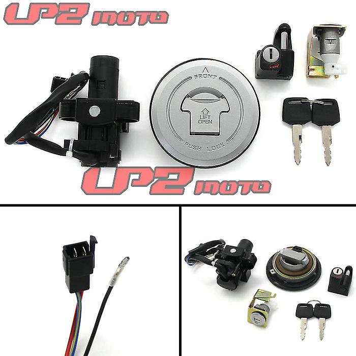 Για Honda VTR250 MC33 1998-2007 ολοκαίνουργιο καπάκι δεξαμενών καυσίμων κλειδαριών πορτών κλειδαριών μανικιών ηλεκτρικό