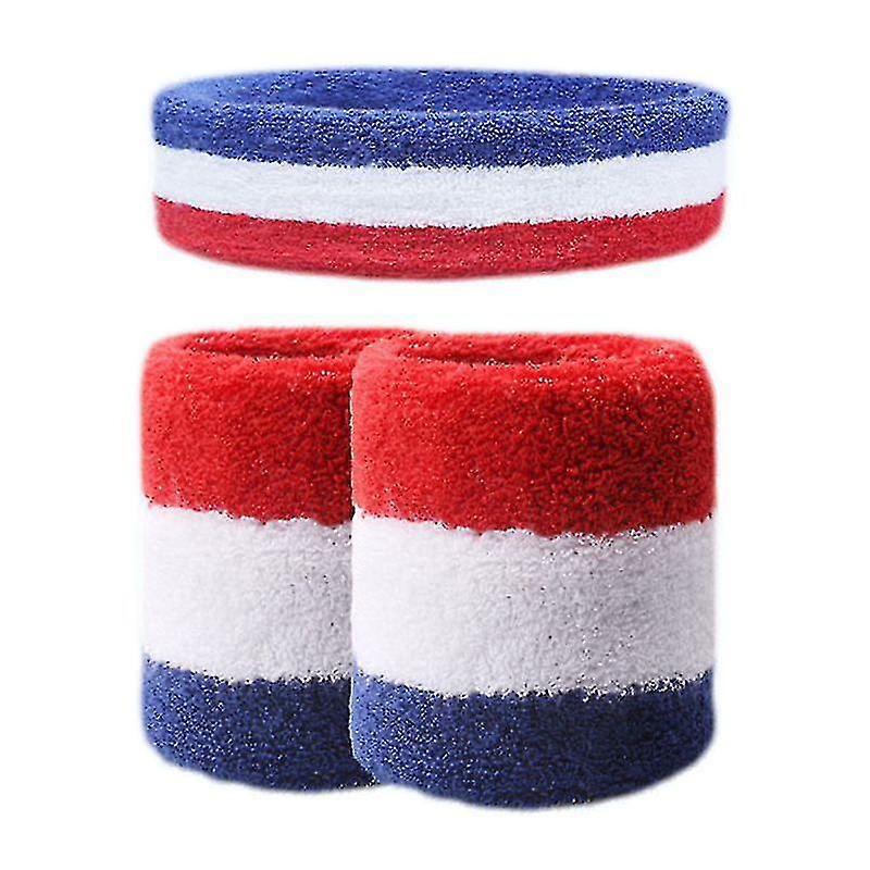 3pcs Unisex Sweatbands Set