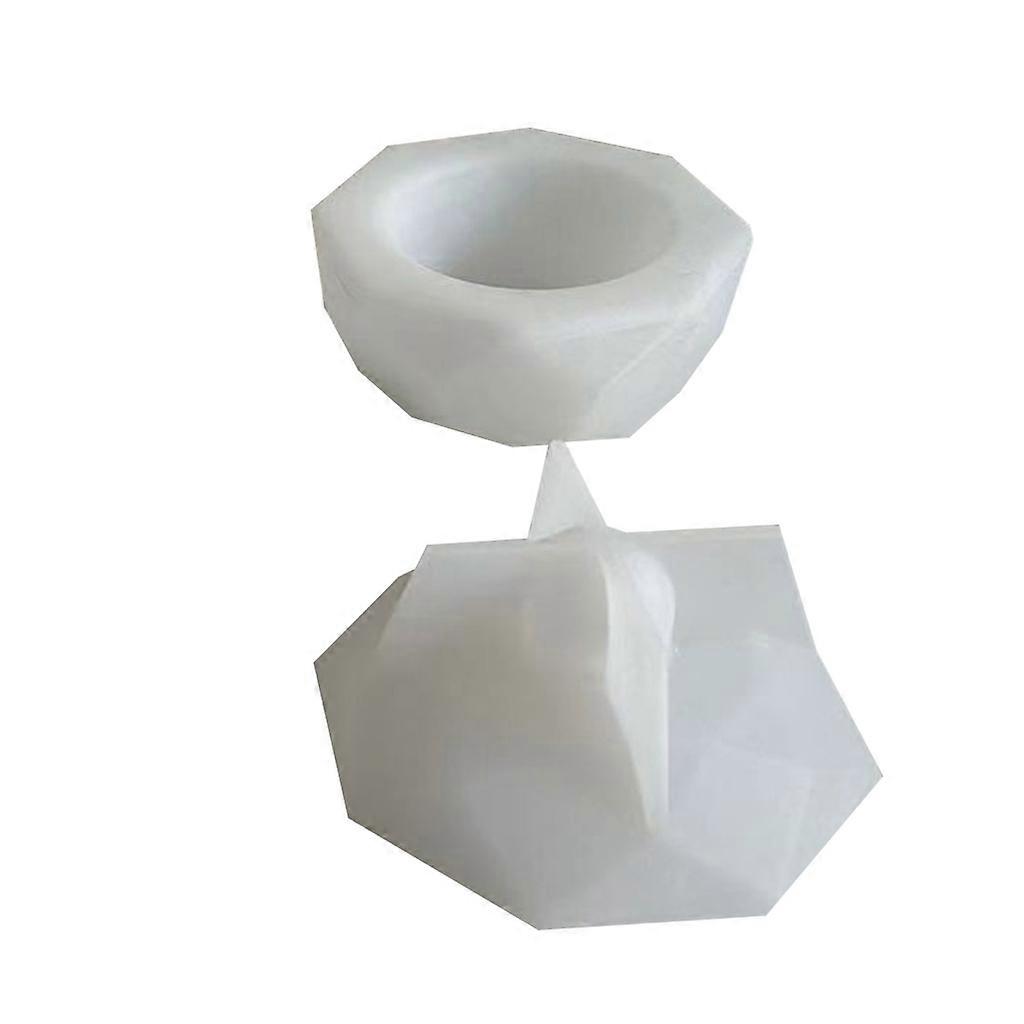 Octagonal Jar Mold Silicone Box Mold with Lid, Resin Casting Molds