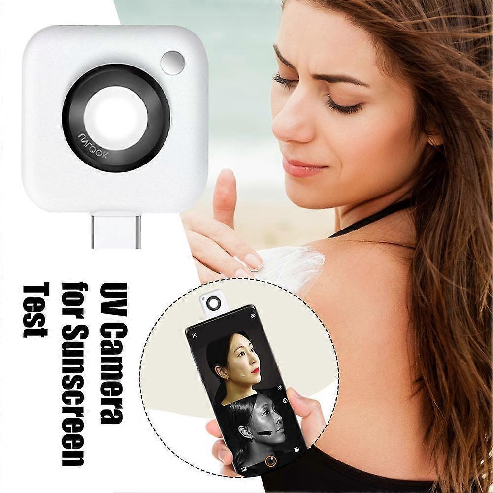 iPhone 15スマートフォン用UVカメラ可視顔面日焼け止め保護