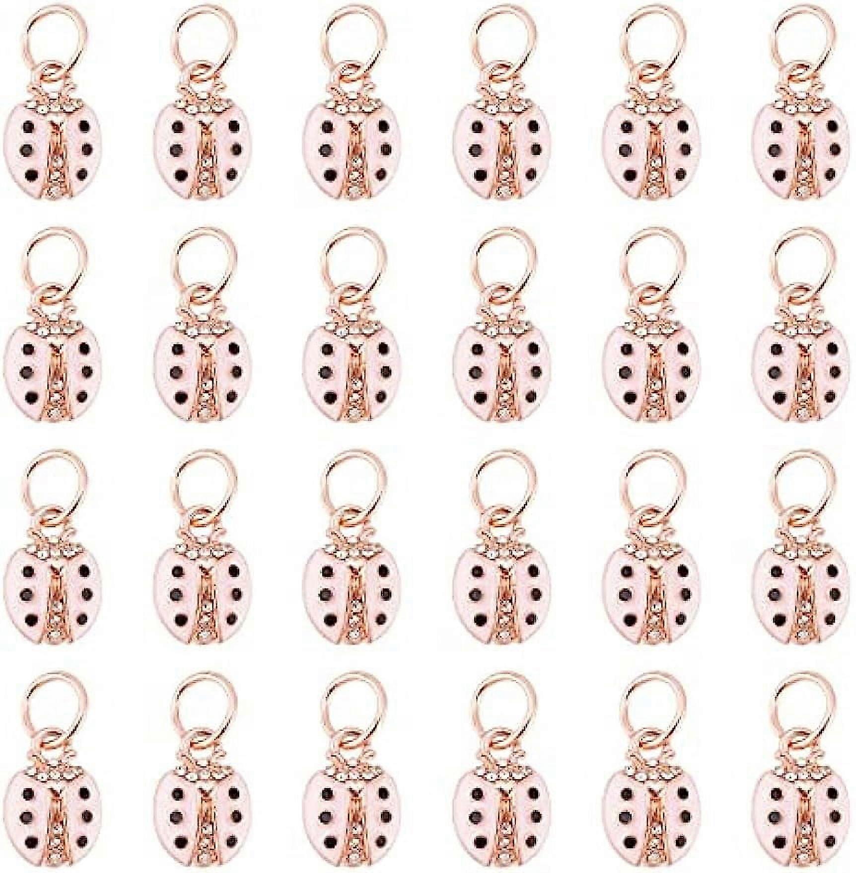 The rhinestone can make the ladybug enamel charms shiny and make your jewelry more unique.
