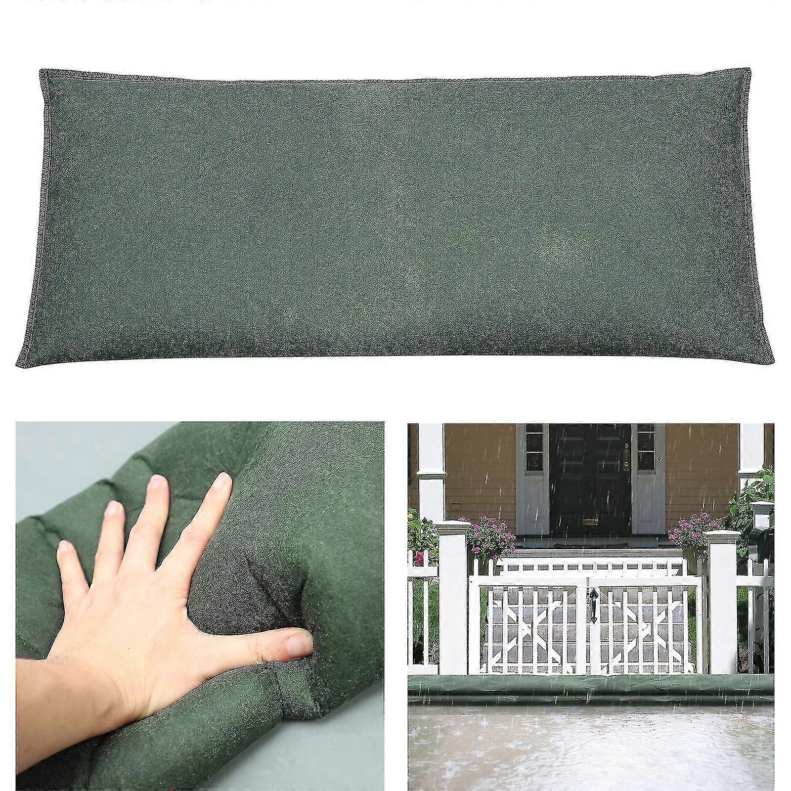 New Upgrade Water Barrier Flood Barriers For Home Reusable Absorbent Flood Prevention Barriers Sandless Sandbags For Flooding For Home Door Garage Bas