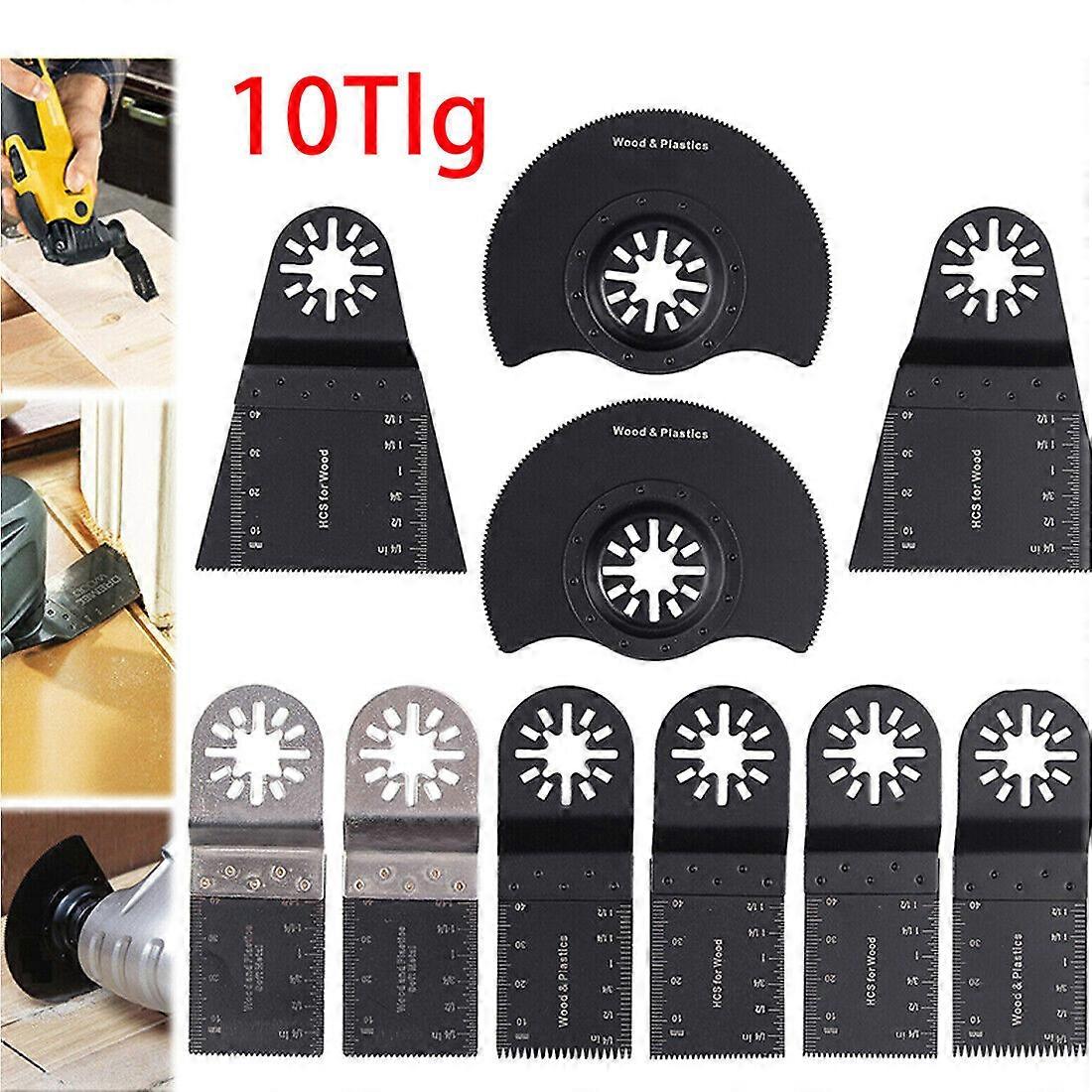 10Stks. Sgeblatt Zubehr Multifunktionswerkzeug Multimaster Multitool fr Fein