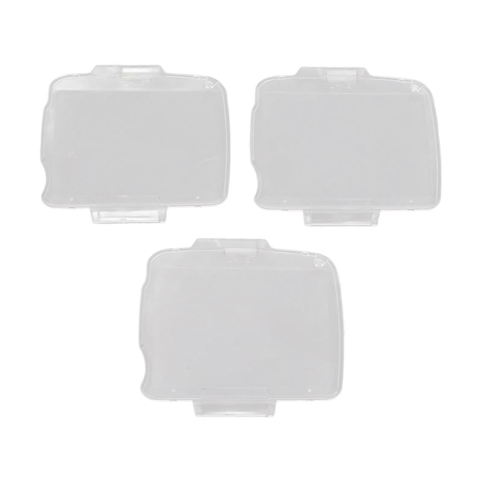 3pcs Lcd Screen Protective Film Camera Lcd Screen Cover Abs Clear Protector For Nikon D80