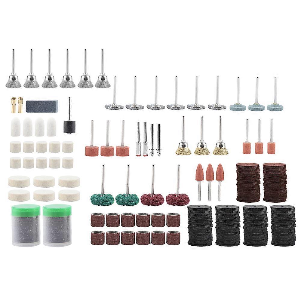 347Pcs Grinding Sanding Polishing Rotary Tool Wheel Accessory Kit Set