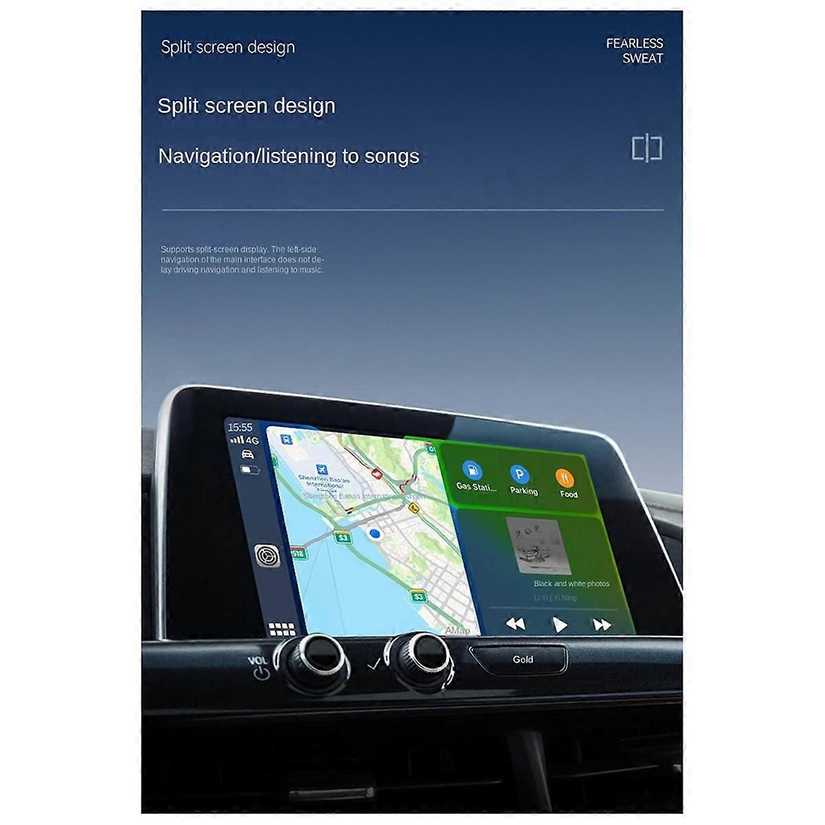 Wireless Carplay Android Adapter 2 in 1 Wireless Adapter Car Adapter Convert Wired Android Auto to Wireless Box