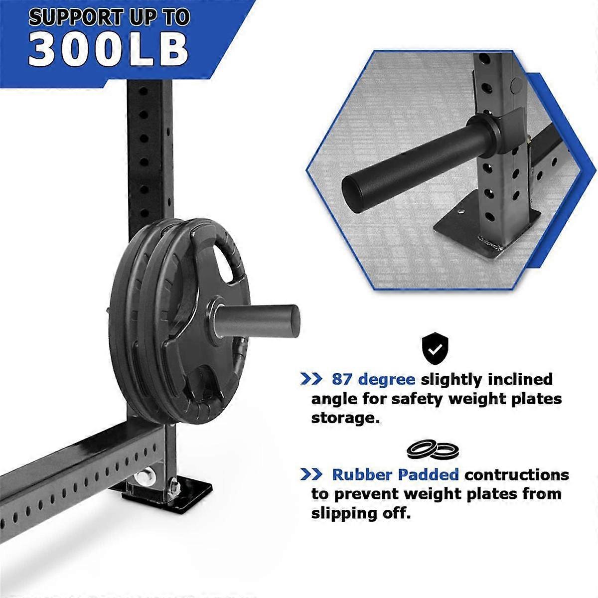 Weight Plate Holder for 2x2 Inch Power Rack ,Power Rack Attachment for ...