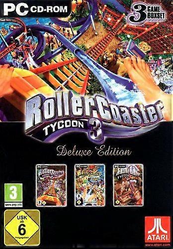 RollerCoaster Tycoon 3 Deluxe Edition - Windows - PC CD - جديد ومختوم