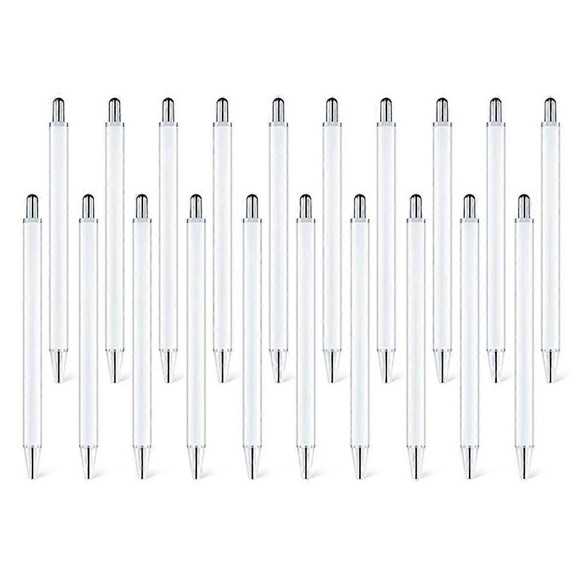 20pcs Sublimation Pen Blank Without Pinch Shrink Packaging, Heat Transfer Sublimation Ballpoint Pen