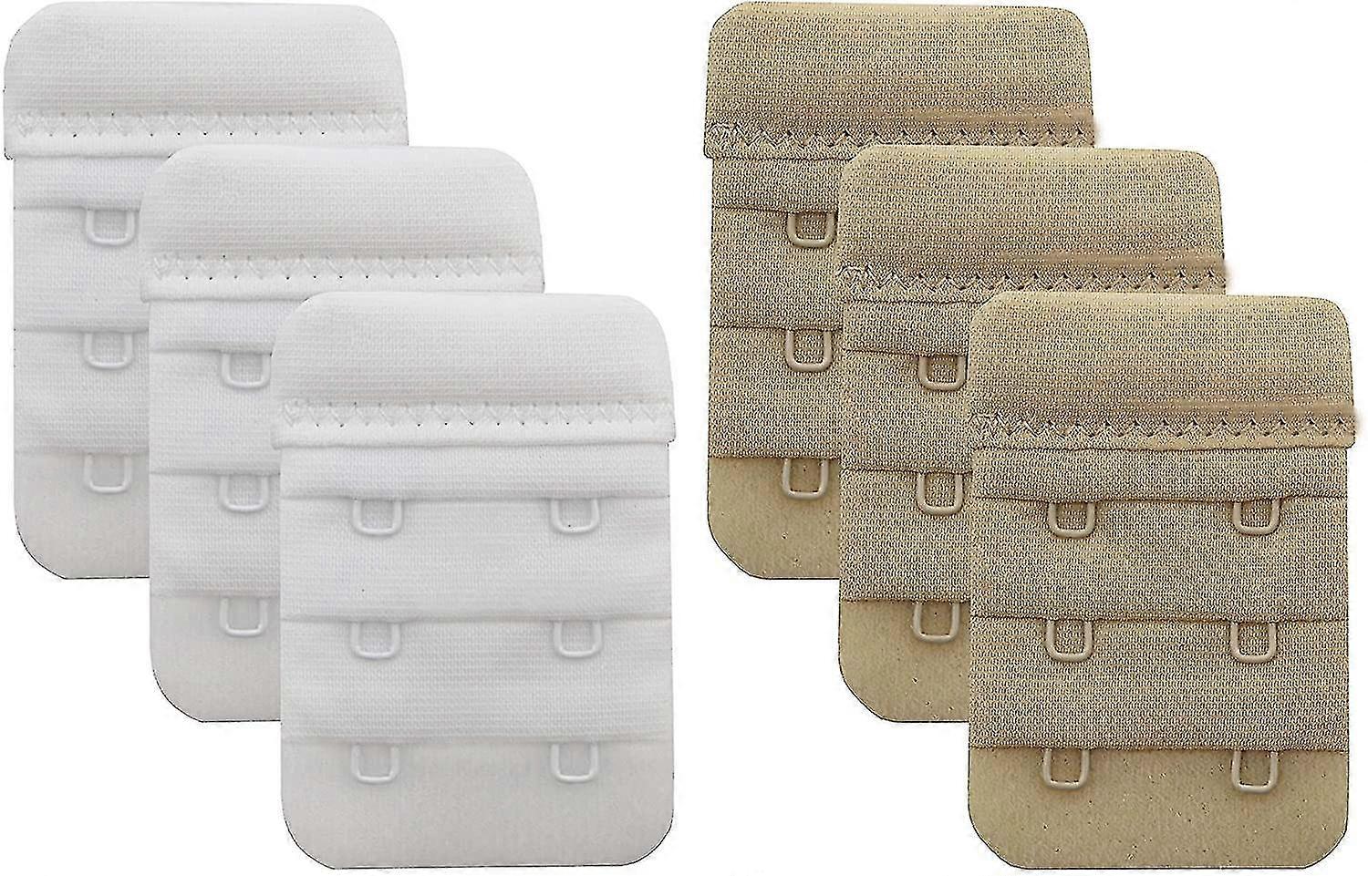 3 Pairs Bra Extender 2 Hook Soft And Comfortable Bra Extension