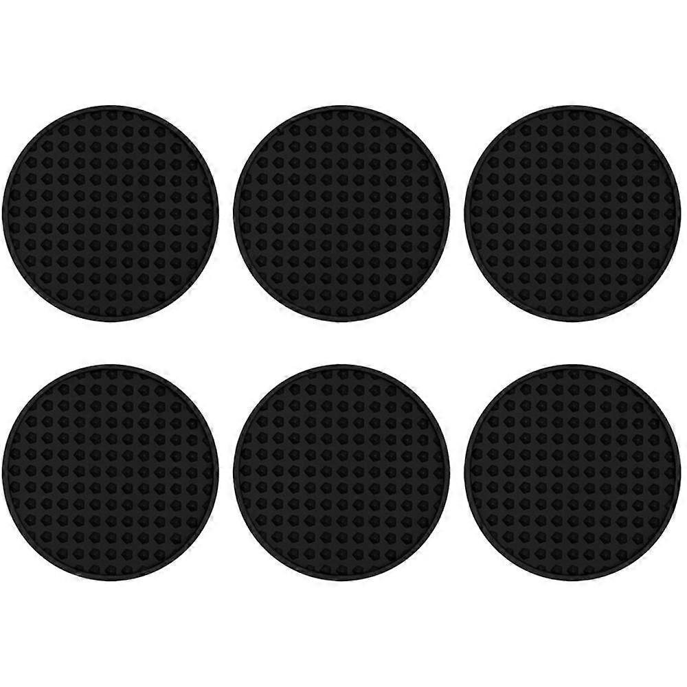 Drink Coasters with Holder,Silicone Coasters Tabletop Protection for Any Table Type,Wood,GlassNEW7