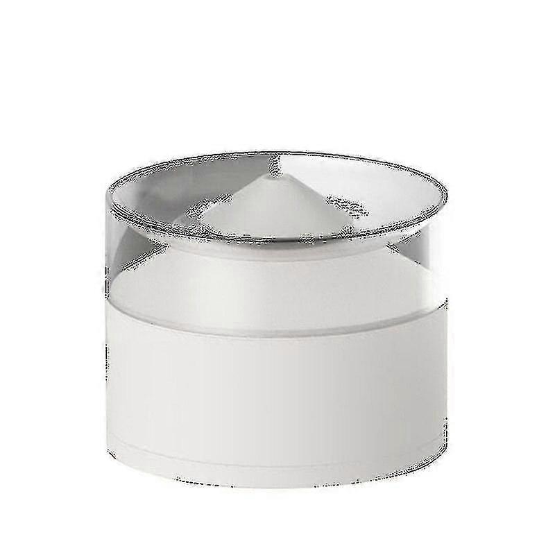 snø fjell automatisk kjæledyr katt vann fontene filter dispenser feeder smart drinker (hvit)