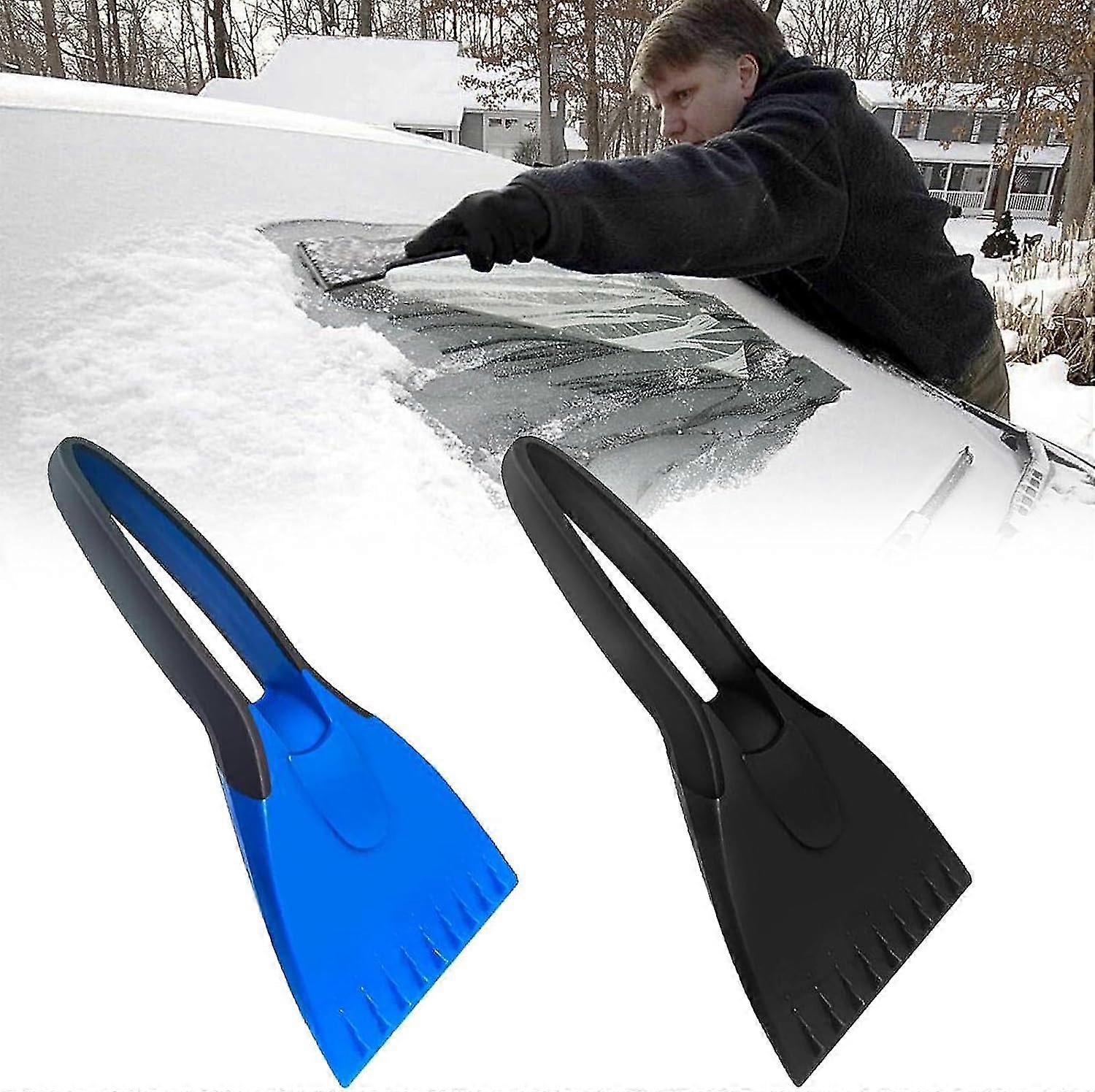 2pcs Windshield Ice Scraper For Car, Snow And Ice Scraper For Car Windshield, Window Scraper To Remove Snow Frost Ice, Car Ice Scraper