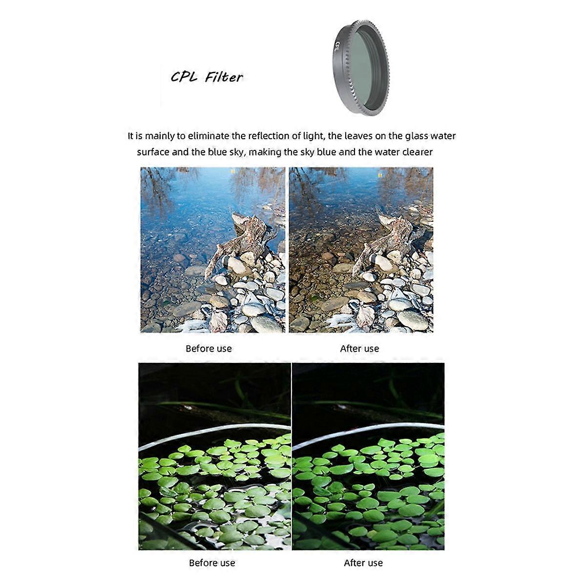 For Go 2/3 Lens Filters STAR CPL ND4 ND8 ND16 ND32 Neutral Density Filter for GO2 GO3 Sport Camera