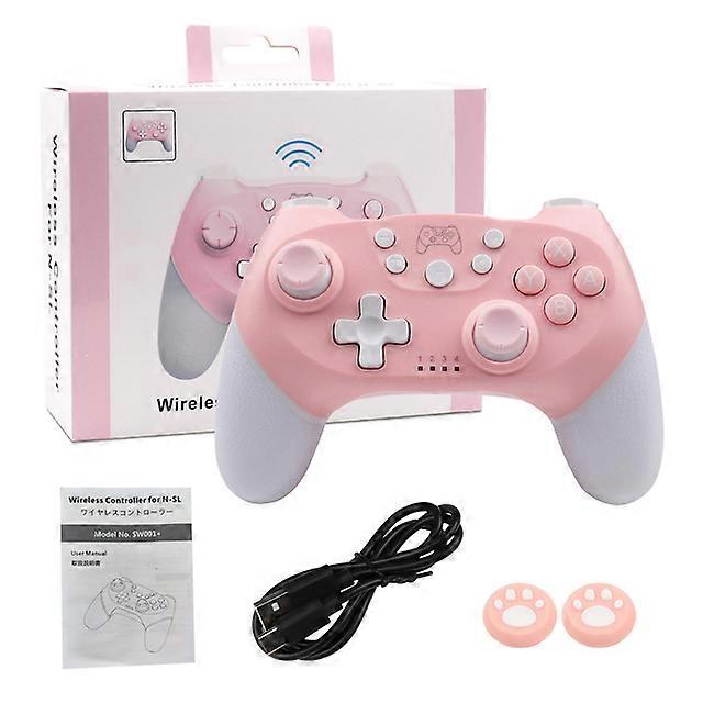 Manette de jeu sans fil pour console Switch Pro Lite, joystick OLED pour PC avec vibration programmable