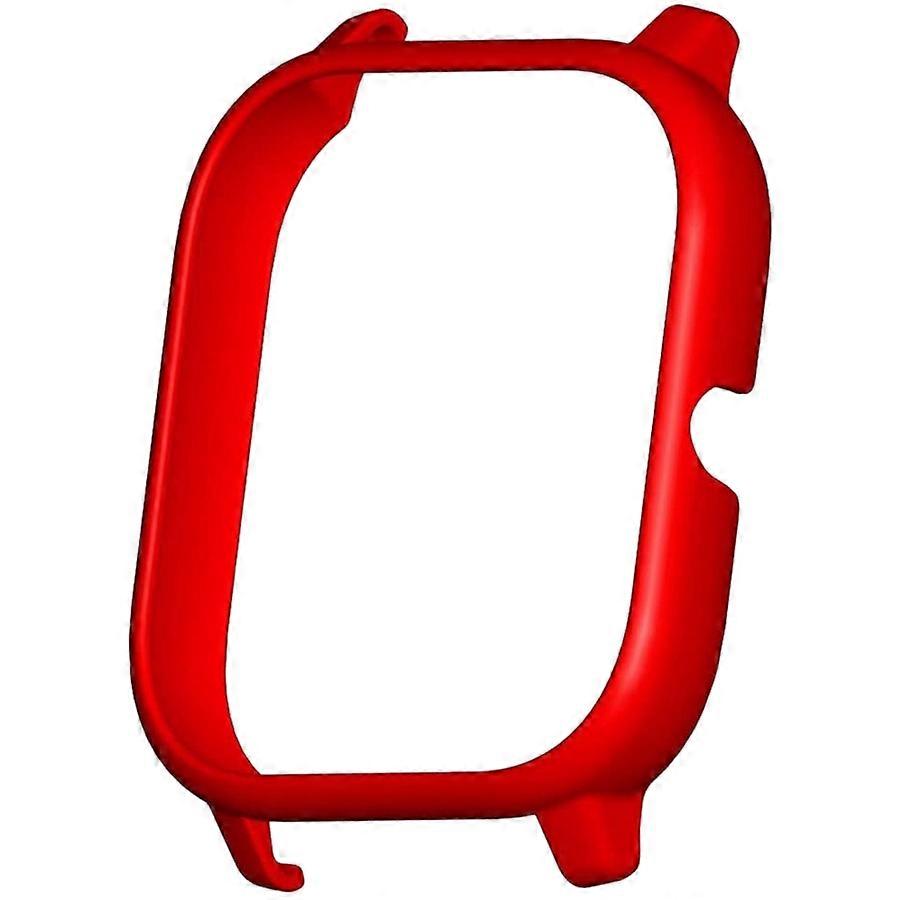 Compatible for Huami Case Smart Watch Protector Case Watch Protector Cover -Red