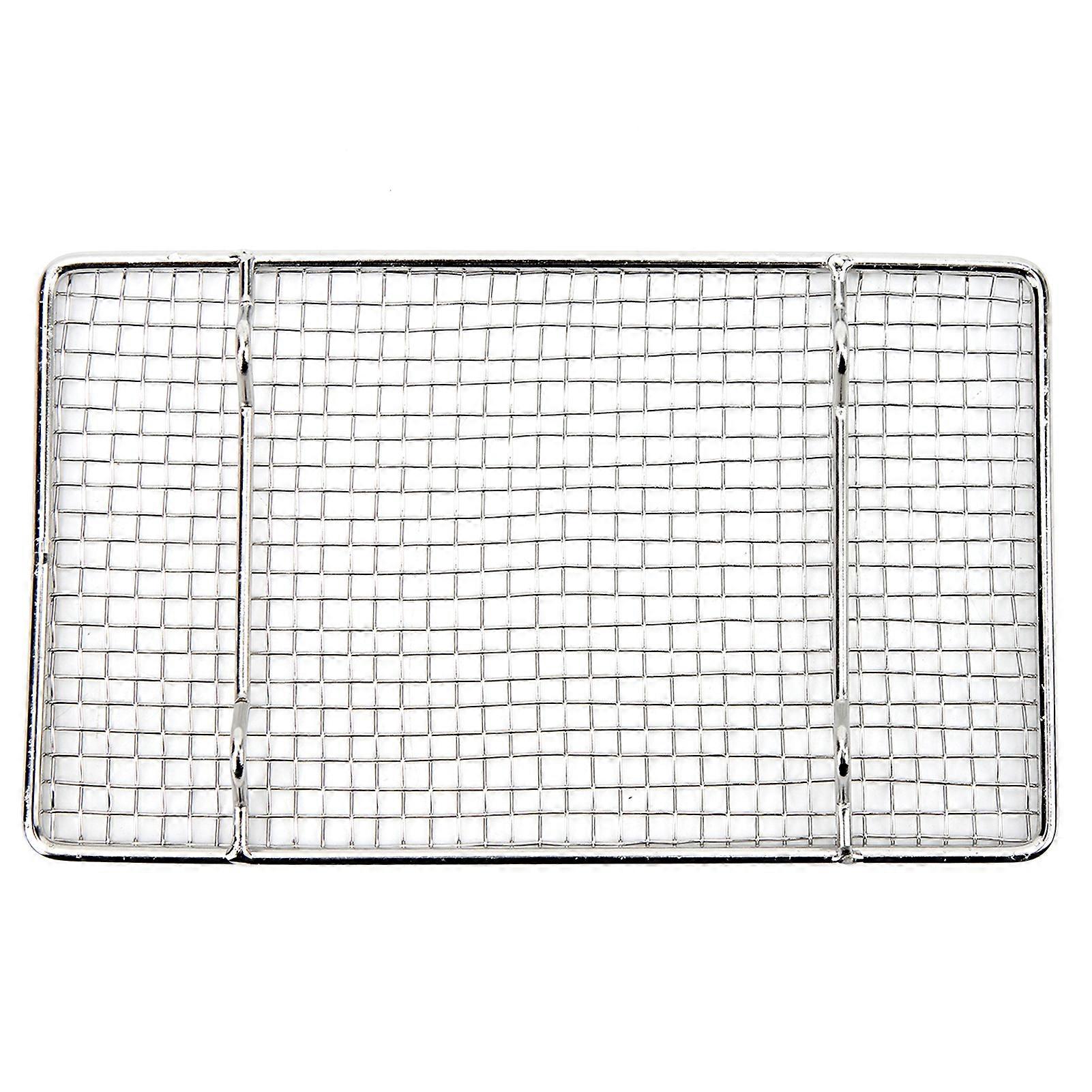 Grill Grate Dishwasher Safe Rectangular Rust Proof Stainless Steel Grill Mesh Rack for Barbecue Baking