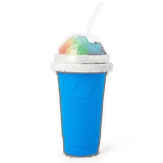 350ml Quick Frozen Smoothie Cup Environmentally Friendly Double Layer Silicone Slush Ice Cream Cup