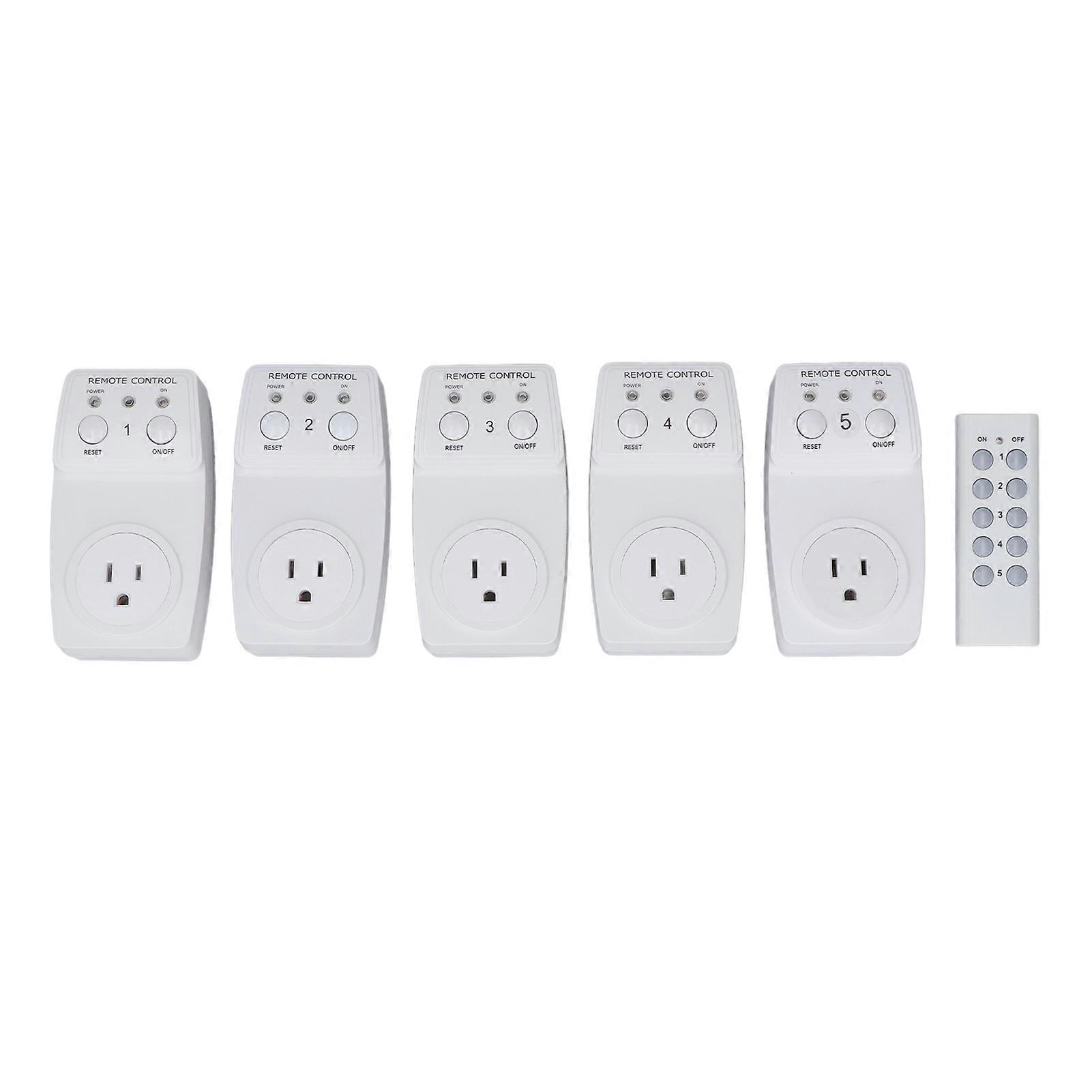 Wireless Remote Control Electrical Outlet Switch Plug On Off Light Power Kit 1200W US Plug 120V NO.4569