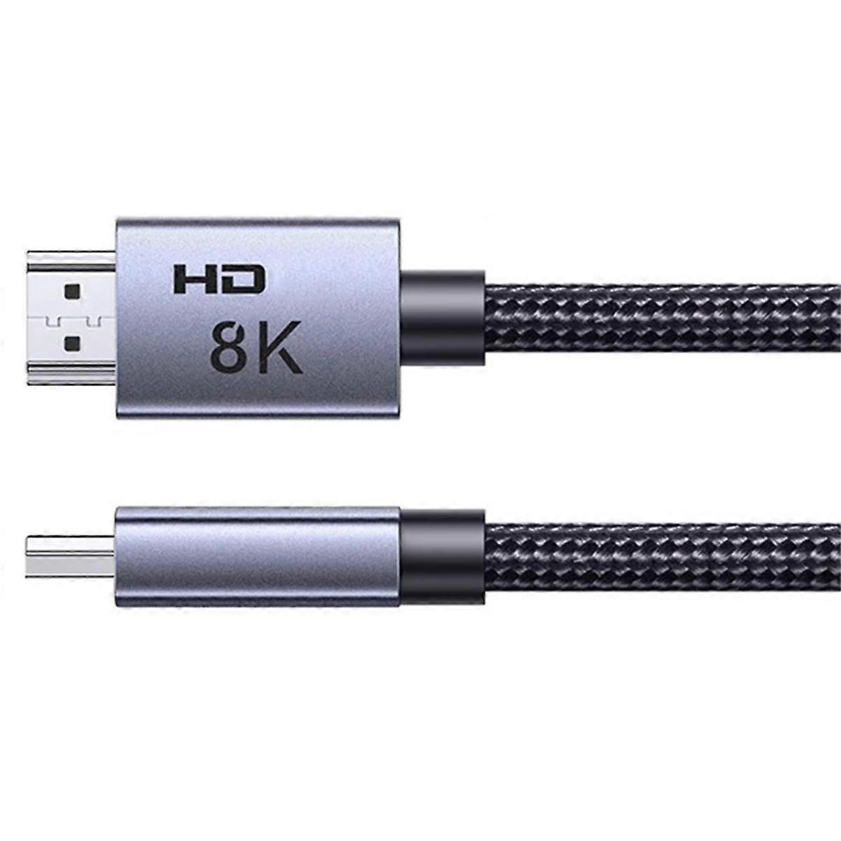 -Compatible Cable 8K/60Hz for TV Box Speed Certified 8K@60Hz Cable 48Gbps 0.5M